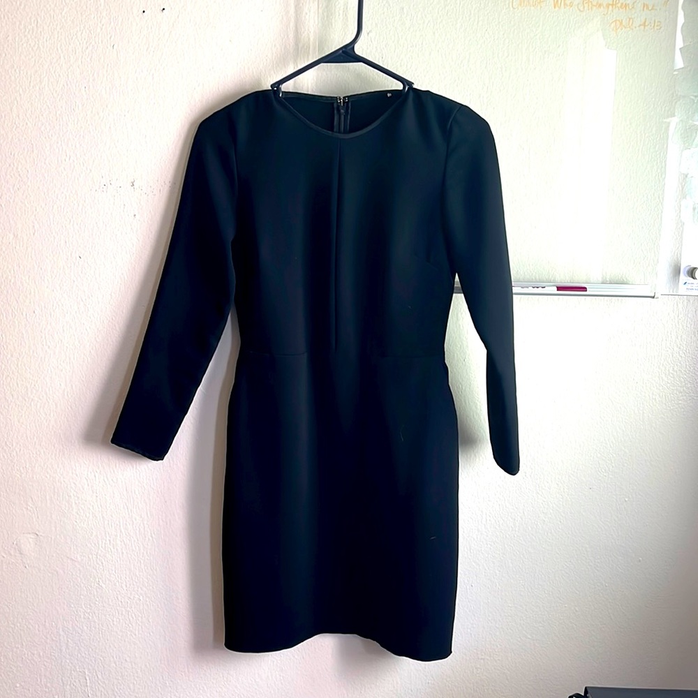 XS Wilfred Free Black Long Sleeved Dress